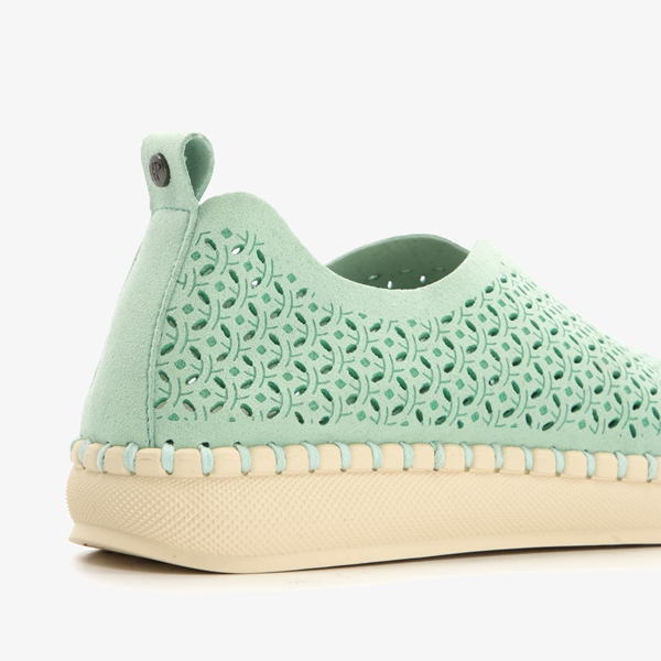Hush Puppies Daisy dames instappers mintgroen