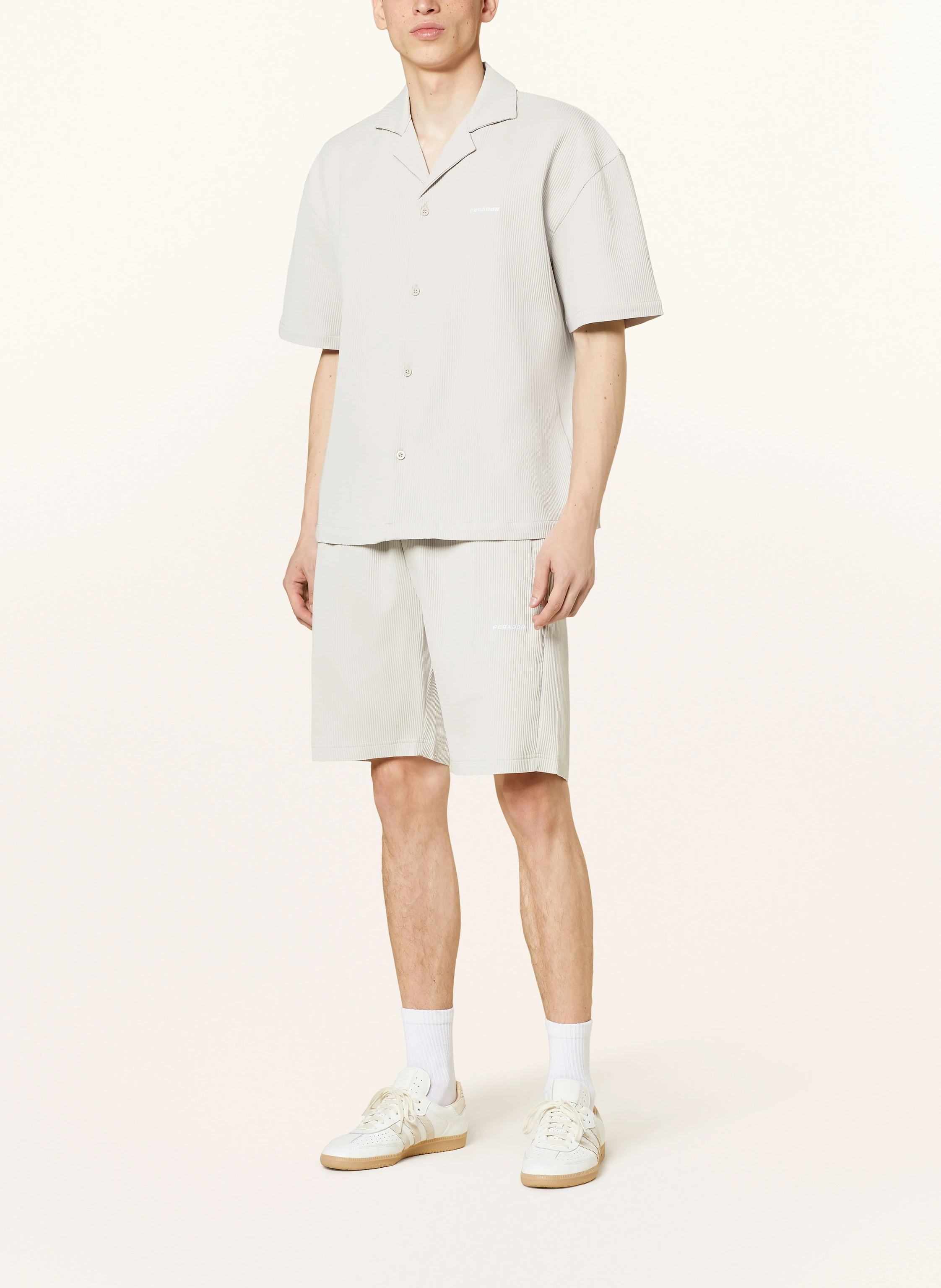 PEGADOR Resorthemd TROY Comfort Fit mit Plissees