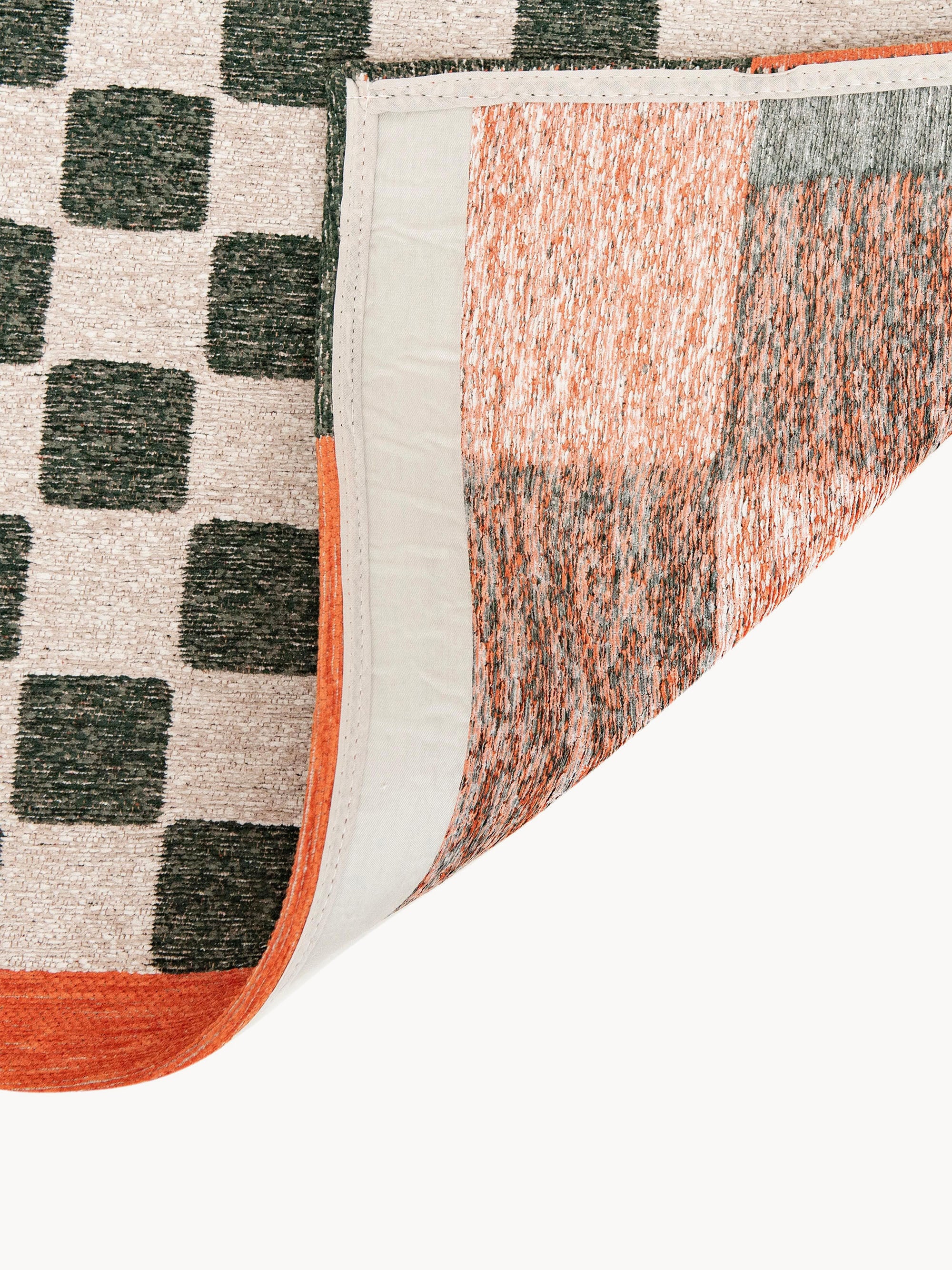 Wasbaar jacquard in- & outdoor vloerkleed Chess