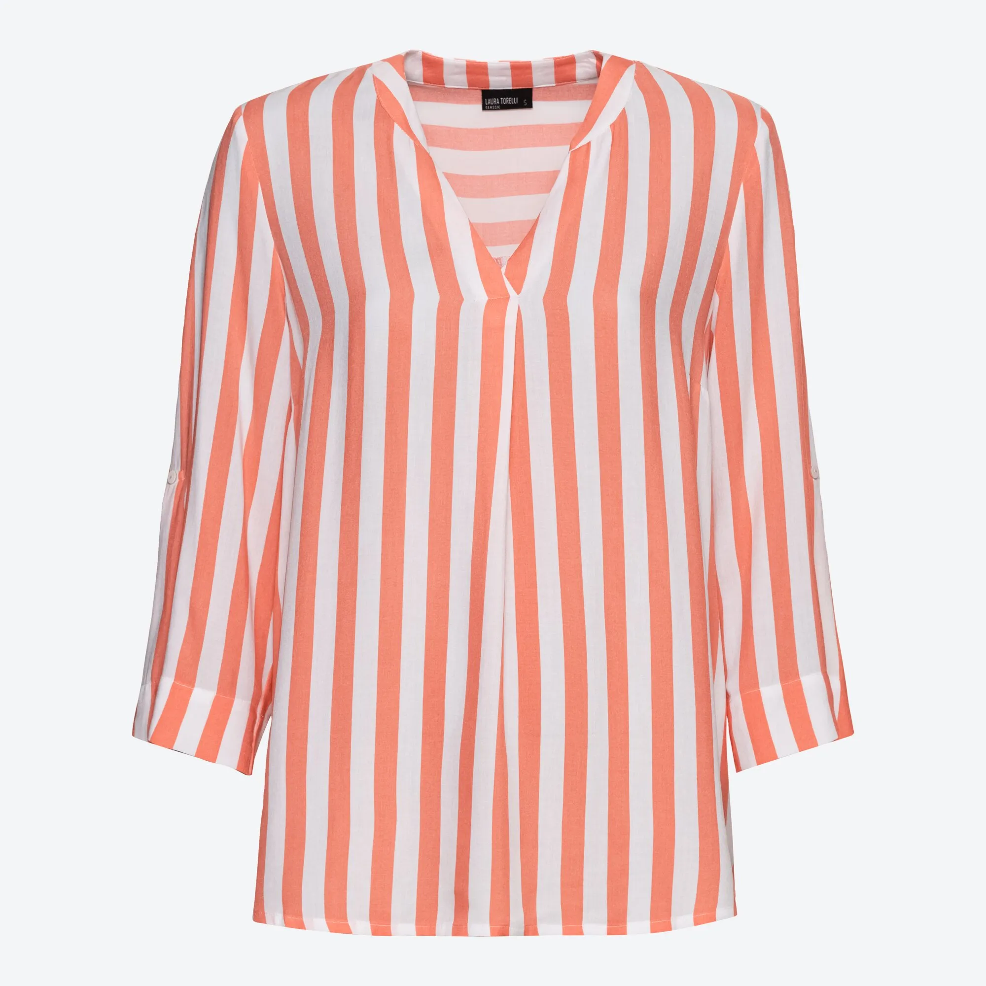 Damen-Bluse mit Längsstreifen