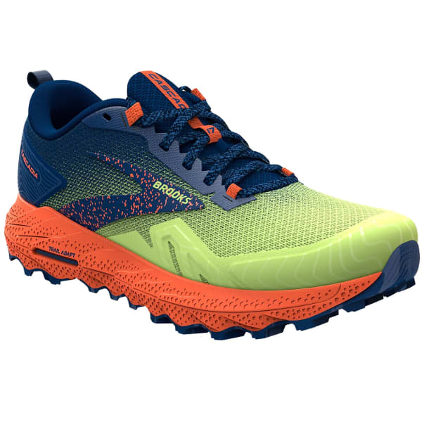 Chaussure trail BROOKS CASCADIA 17 SHARP GREEN/NAVY/FIRECRACKER