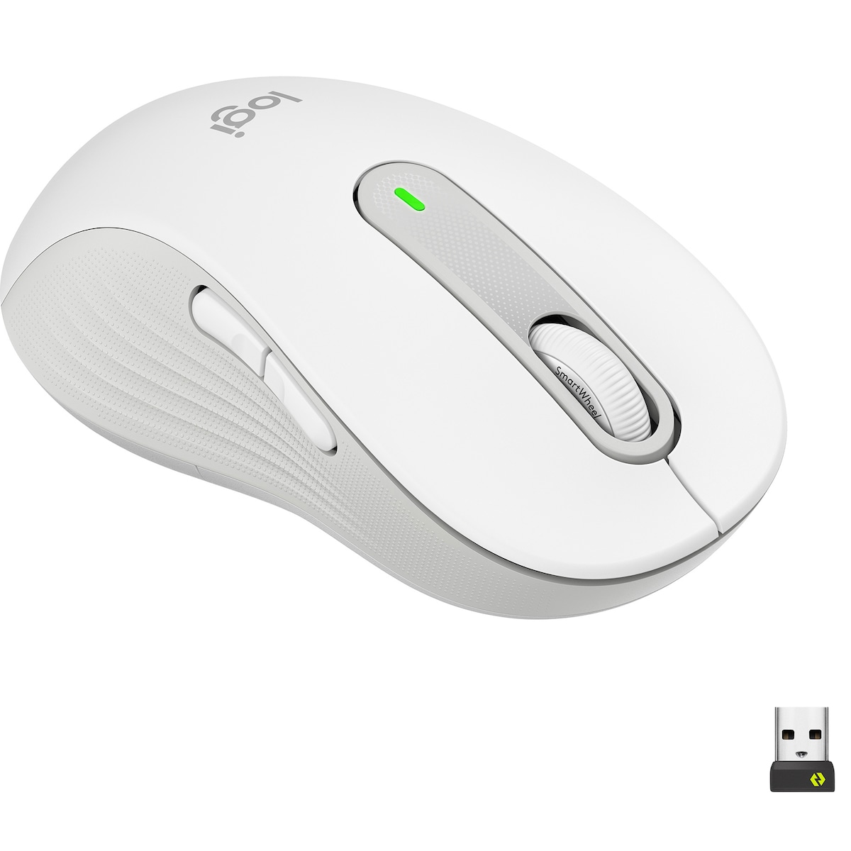 Logitech Signature M650 Left Large Wireless Mouse (hvit)