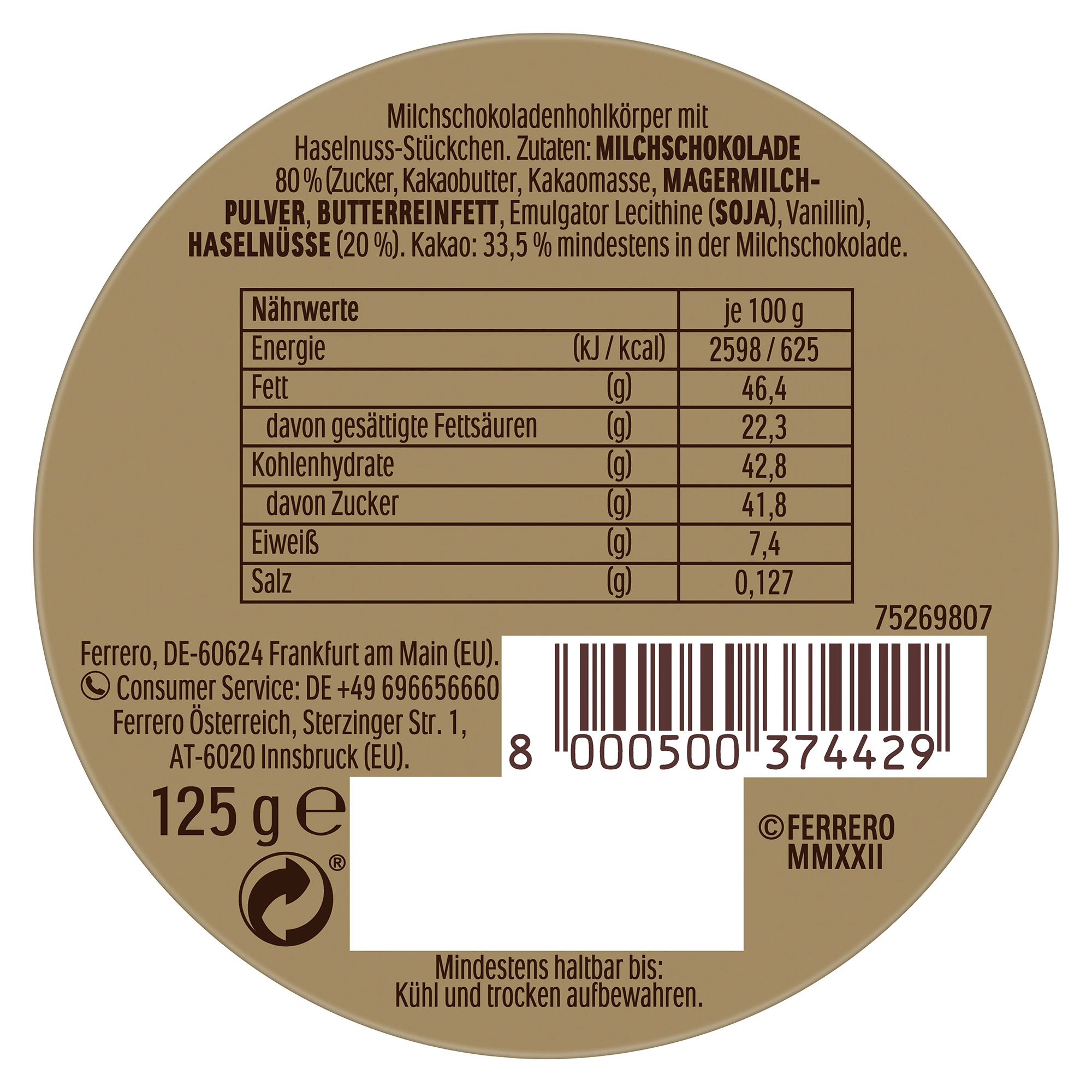 Grand Ferrero Rocher Frohe Ostern 125 g