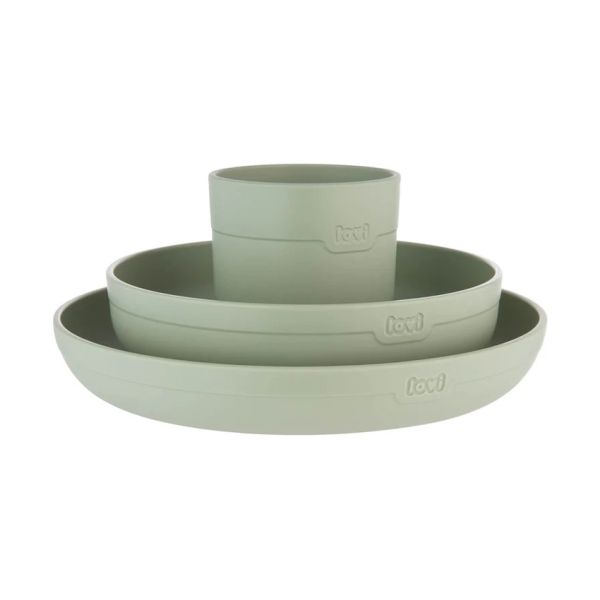 Difrax Lovi Eetset met beker - Pistachio