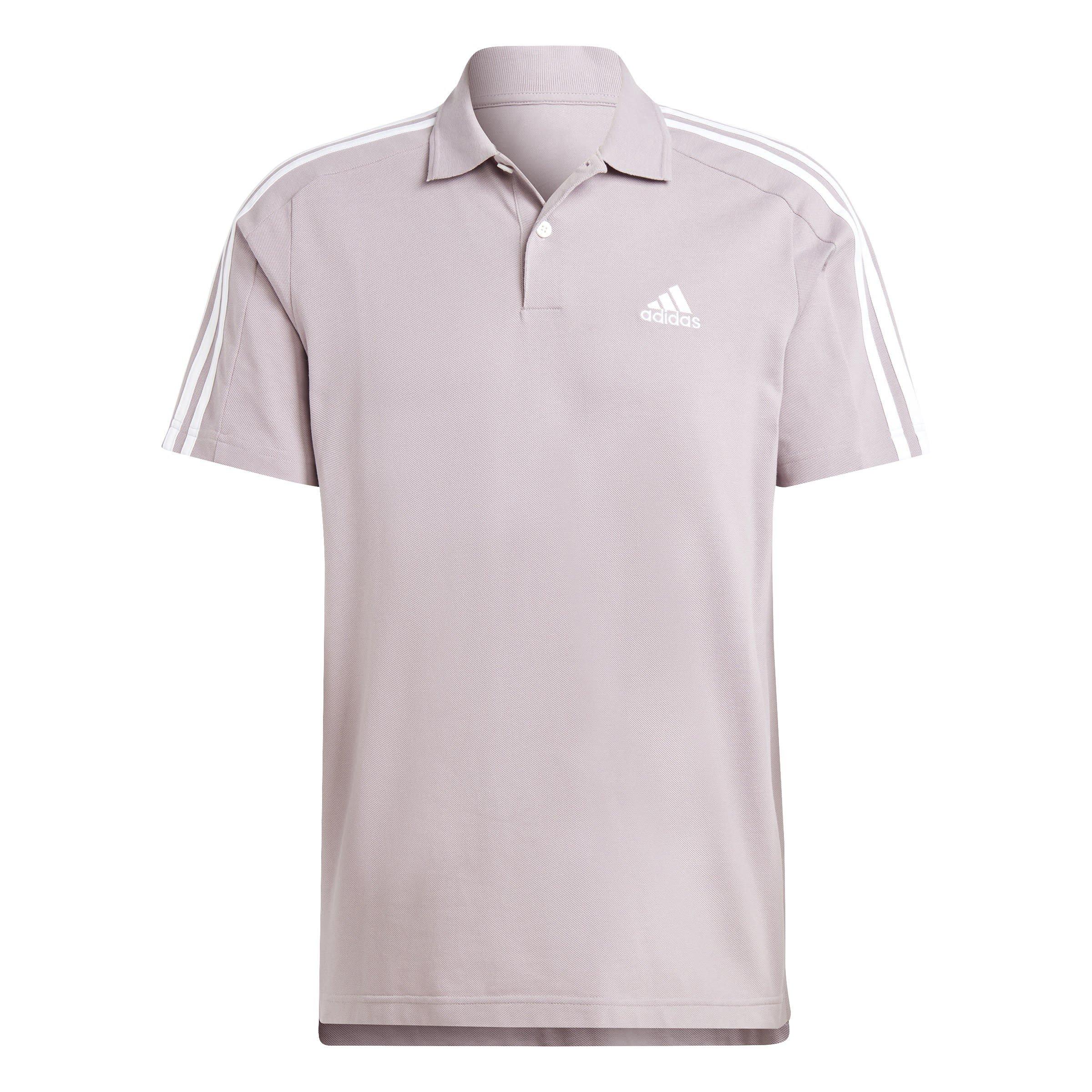 adidas Essentials Mens Cotton 3-Stripes Polo Shirt