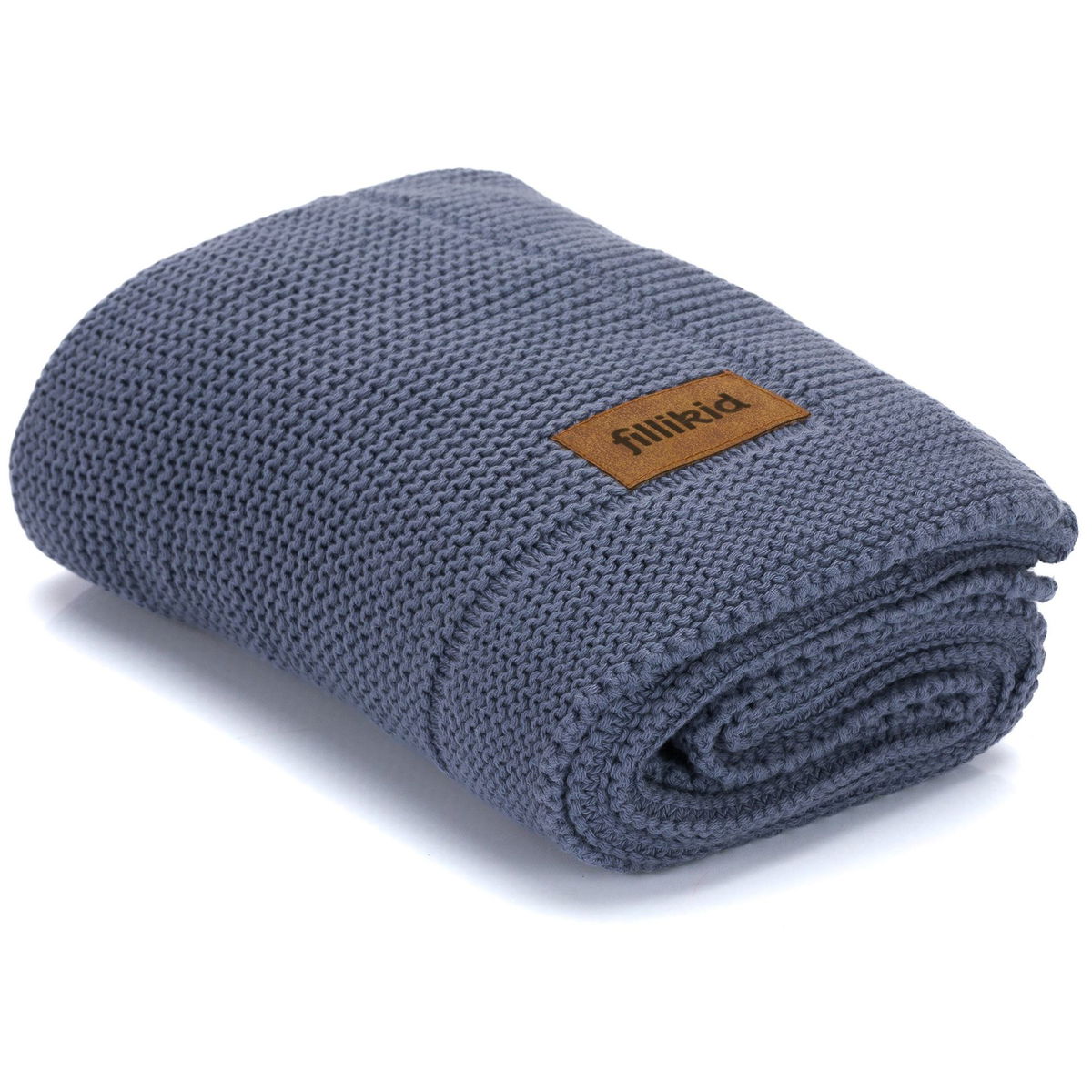 fillikidfillikid   Babydecke Strick blau
