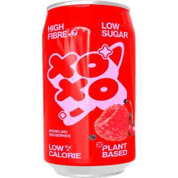 XOXO Red Berries Sparkling Soda 330ML