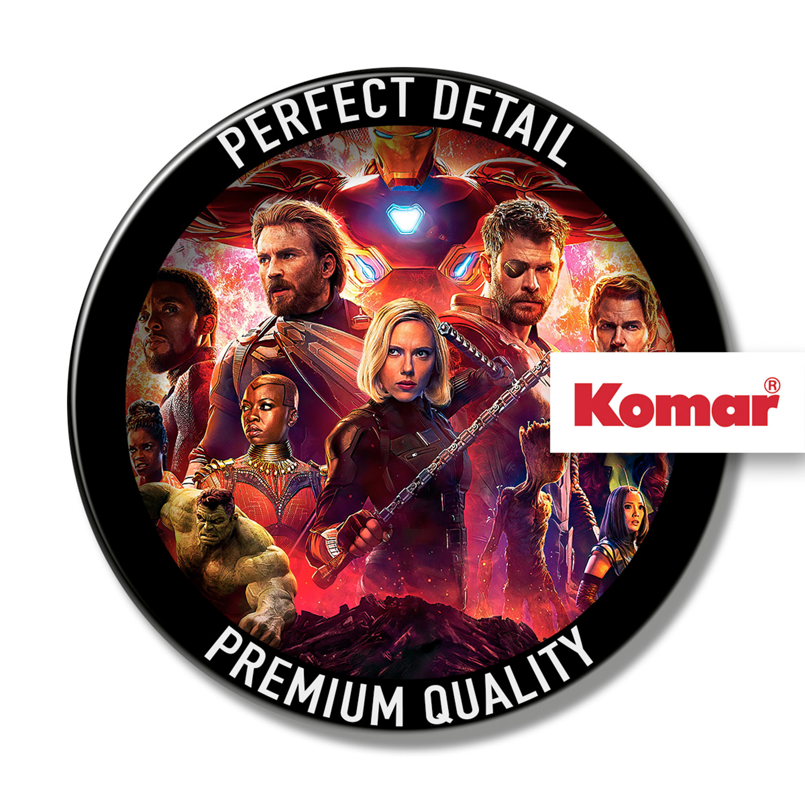 Papier-Fototapete AVENGERS INFINITY WAR MOVIE - bunt - 1,84 Meter