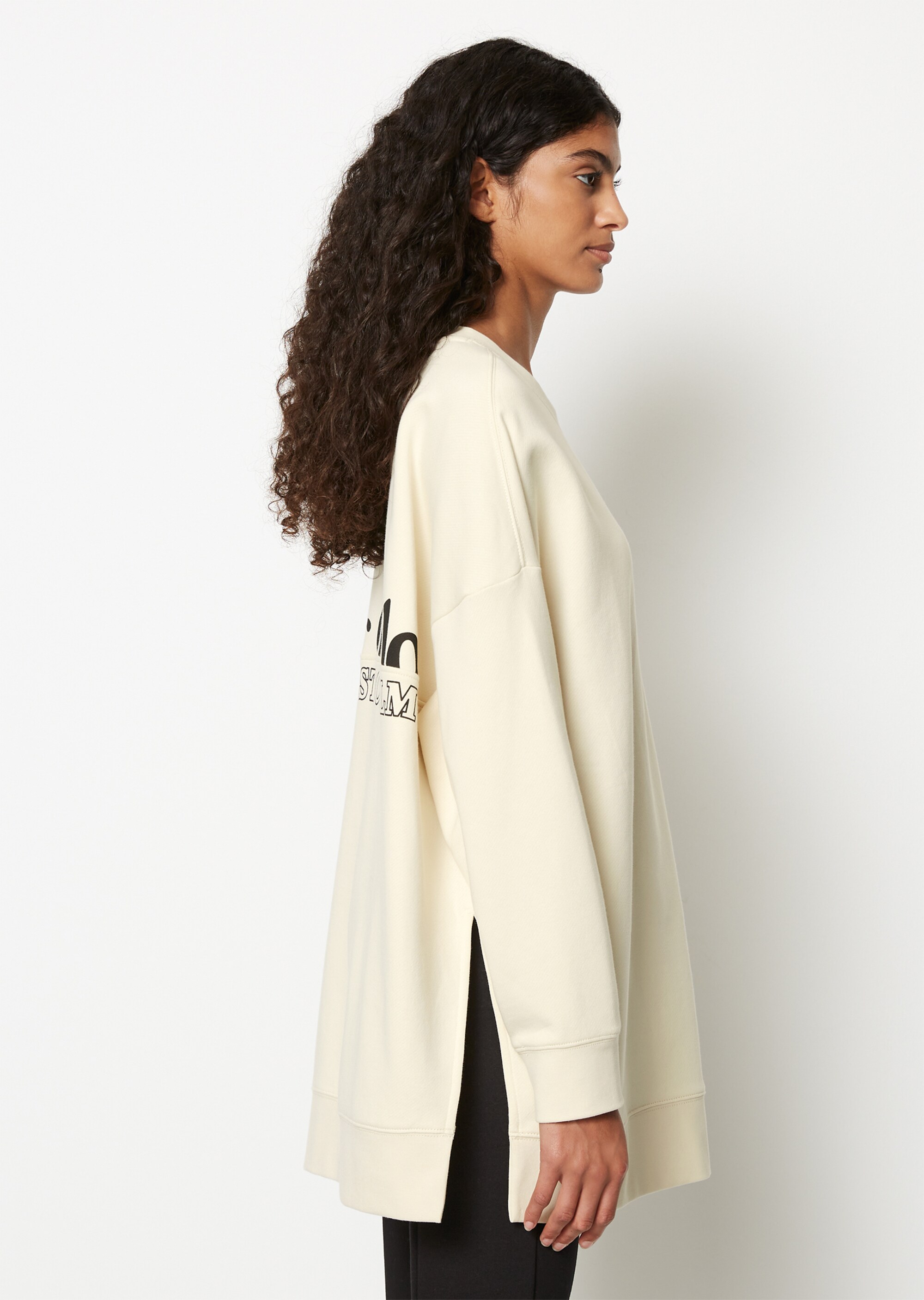 Logo-Sweatshirt loosemit kuscheliger Innenseite