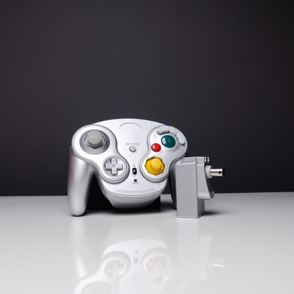 Tredjeparts Handkontroll Wireless Silver - Nintendo Gamecube
