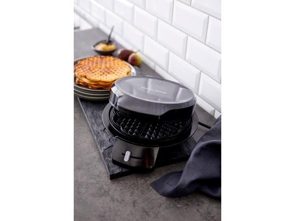 Nordic Sense - Vaffeljern 1000 watt - Sort