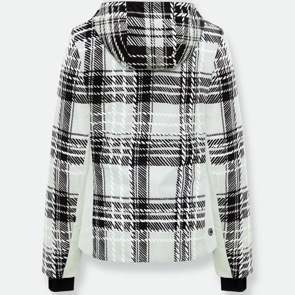 Veste de ski COLMAR 1XE FANCY CHECK LADIES SKI JACKET BLACK/PURITY/WHITE-P
