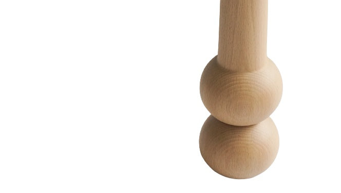 LEMON LILY Candleholder cone high - natural