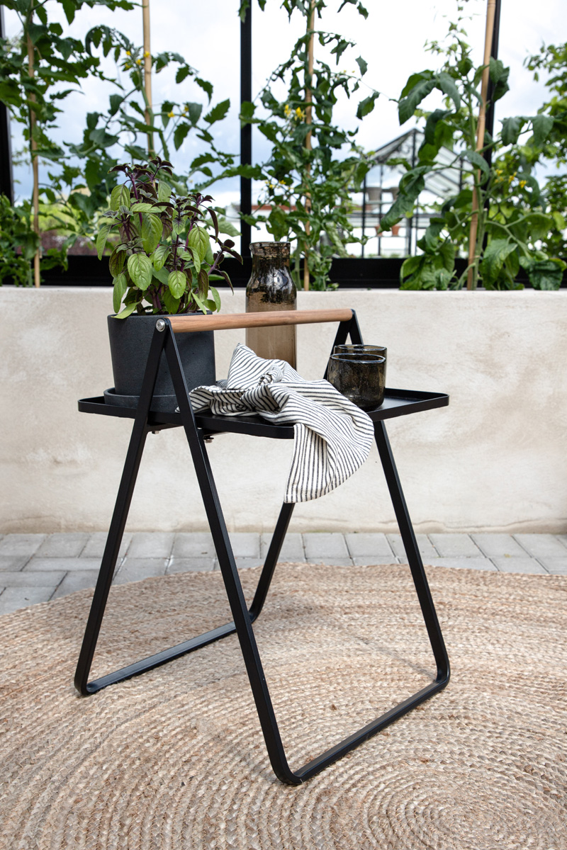 Tuin bijzettafel Ylva - 45 x 45 cm Beige