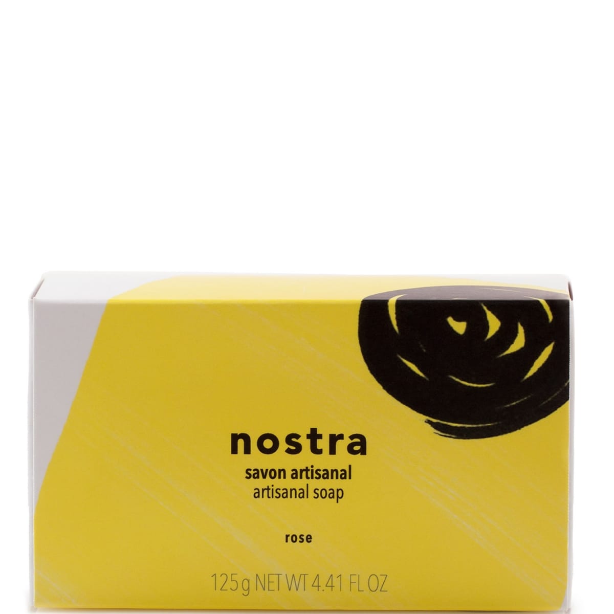 nostra Rose Savon Artisanal Parfumé Visage &  Corps 99% d'Ingrédients Naturels