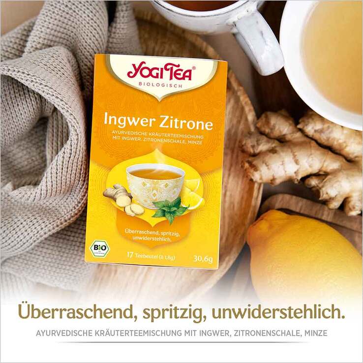 Yogi Tea Ingwer Zitrone Bio, 17X1.8 g