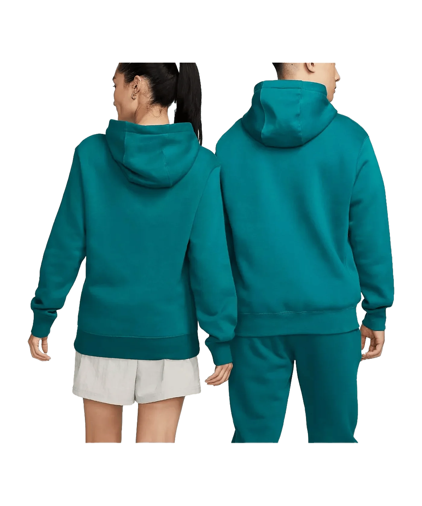 Nike Club Fleece Hoody Türkis Weiss F381