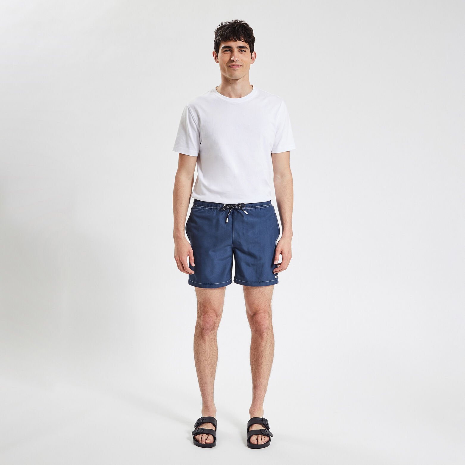 Maillot de bain uni Bleu moyen