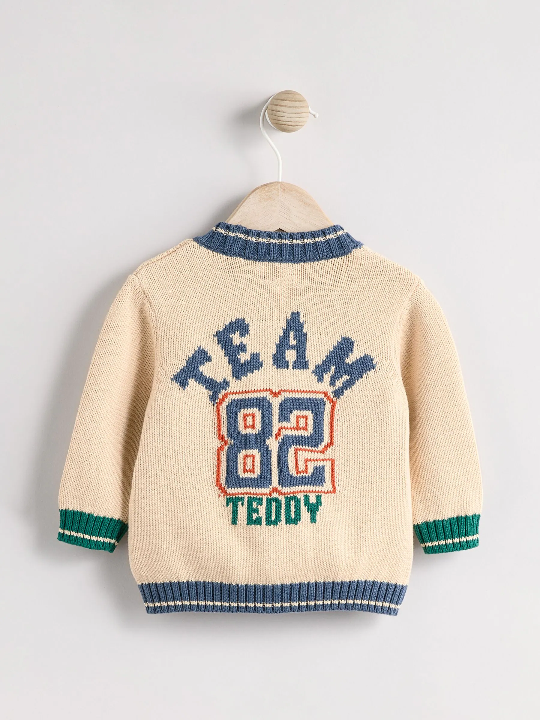 Varsity-stijl met beren - 100% katoenen vest (0mnd -2jr)