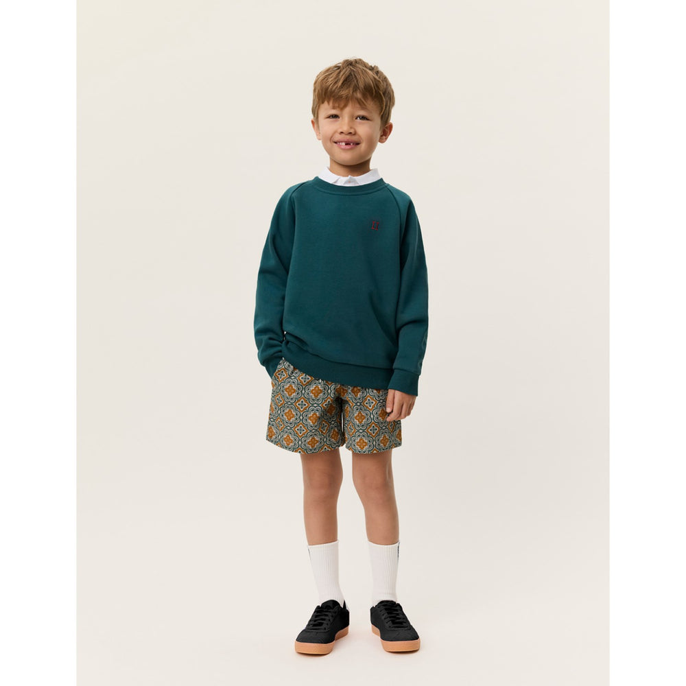 Køb Les Deux Kids Sea Moss Green Norregaard Contrast Sweatshirt