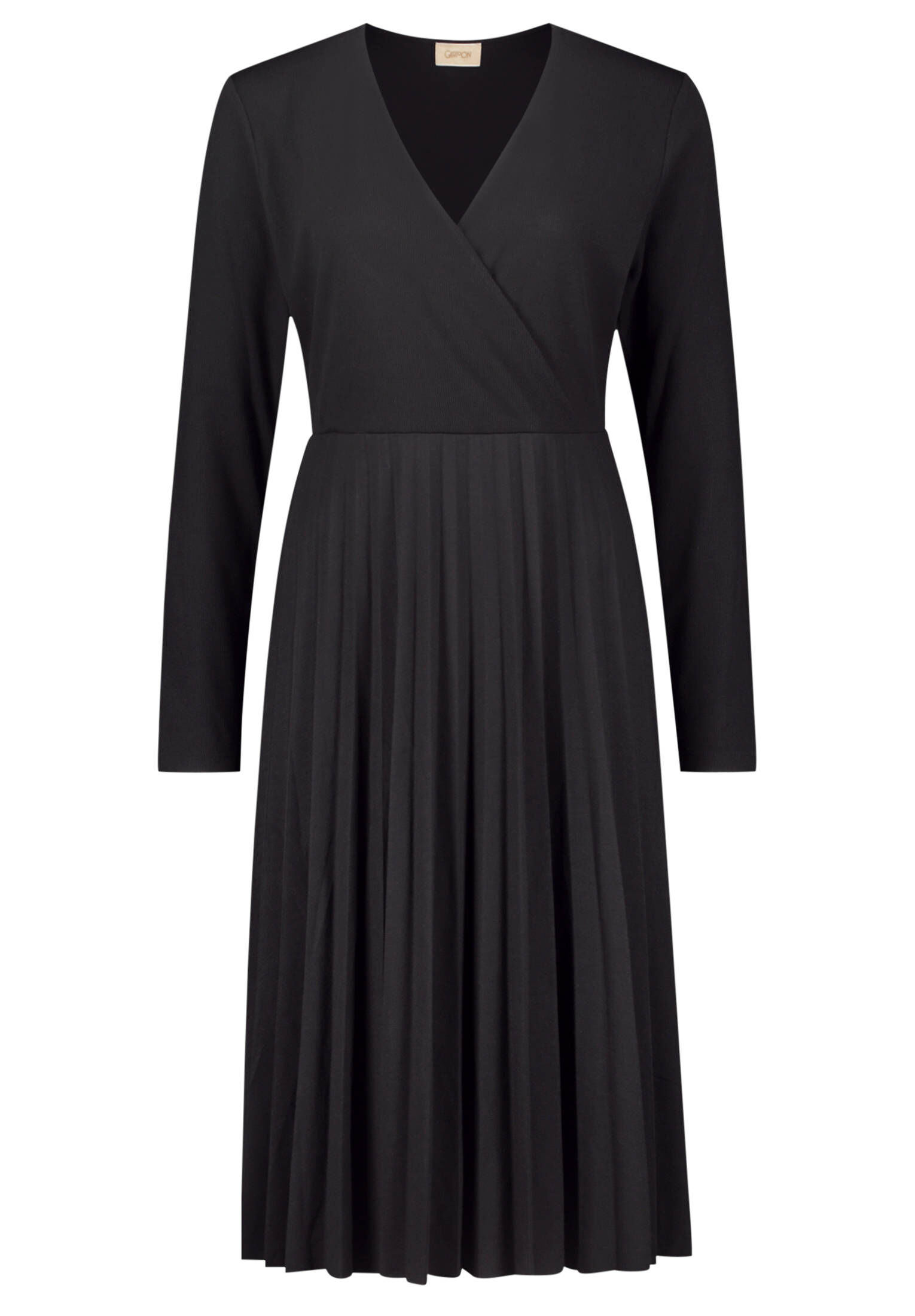 Cartoon| Damen Wickelkleid mit Plissee