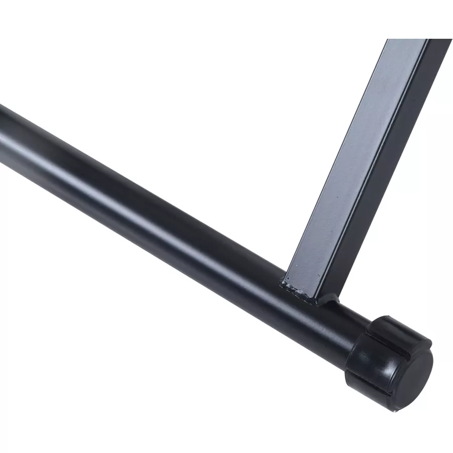 HOMCOM Heimtrainer mit Luftwiderstandsbremse silber, schwarz