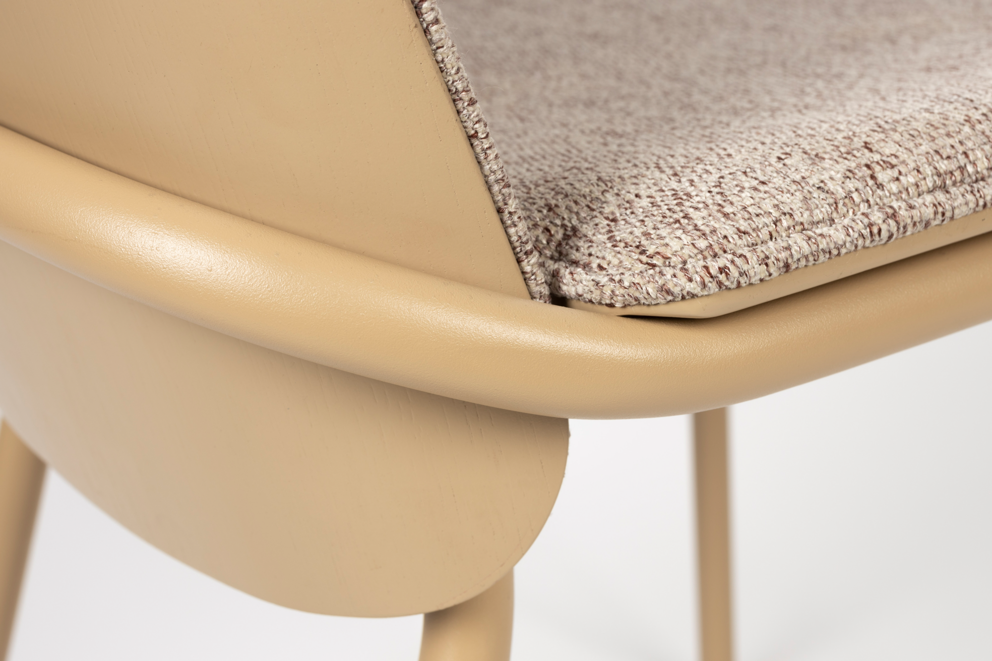 Eetkamerstoel Clip beige - set van 2