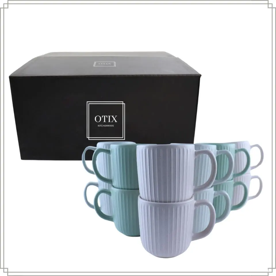 OTIX Koffiekopjes 12 stuks Aurora - Multikleur