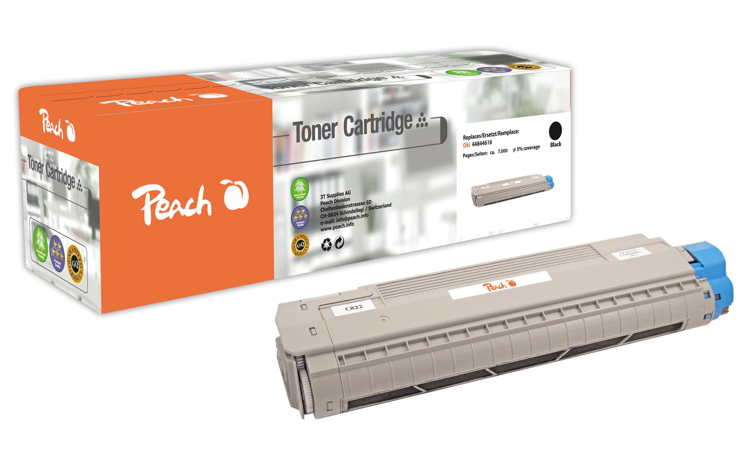 Toner OKI 44844616 BlackToner, Schwarz
