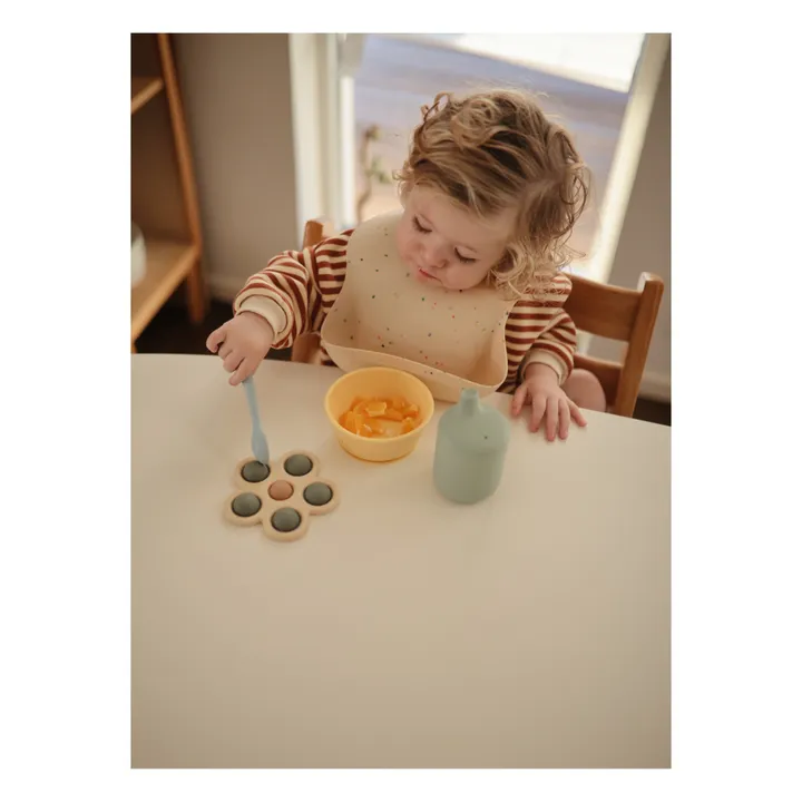 Mushie Jouet pop it en silicone | Vert