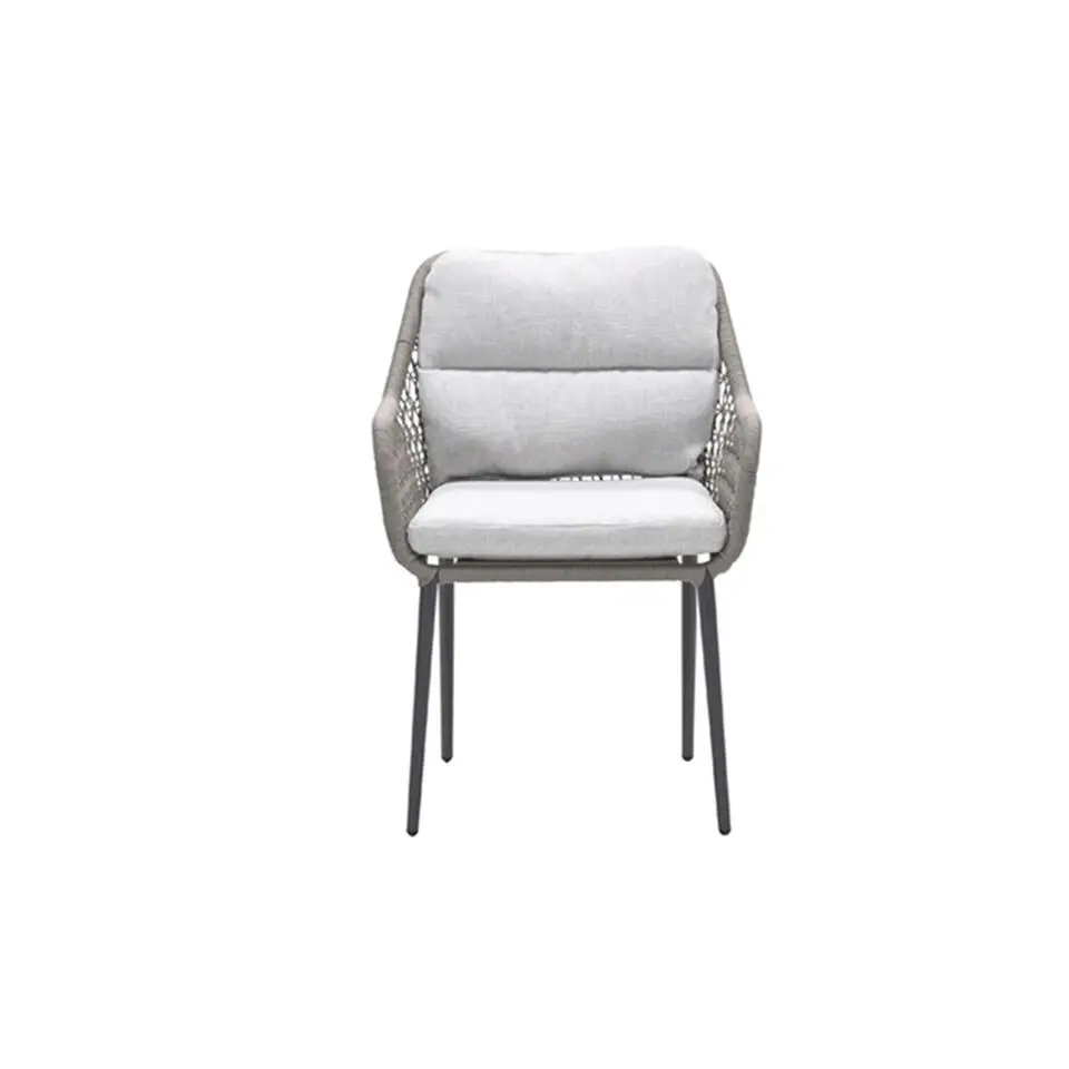 Toledo dining fauteuil - carbon black - taupe - valley sand