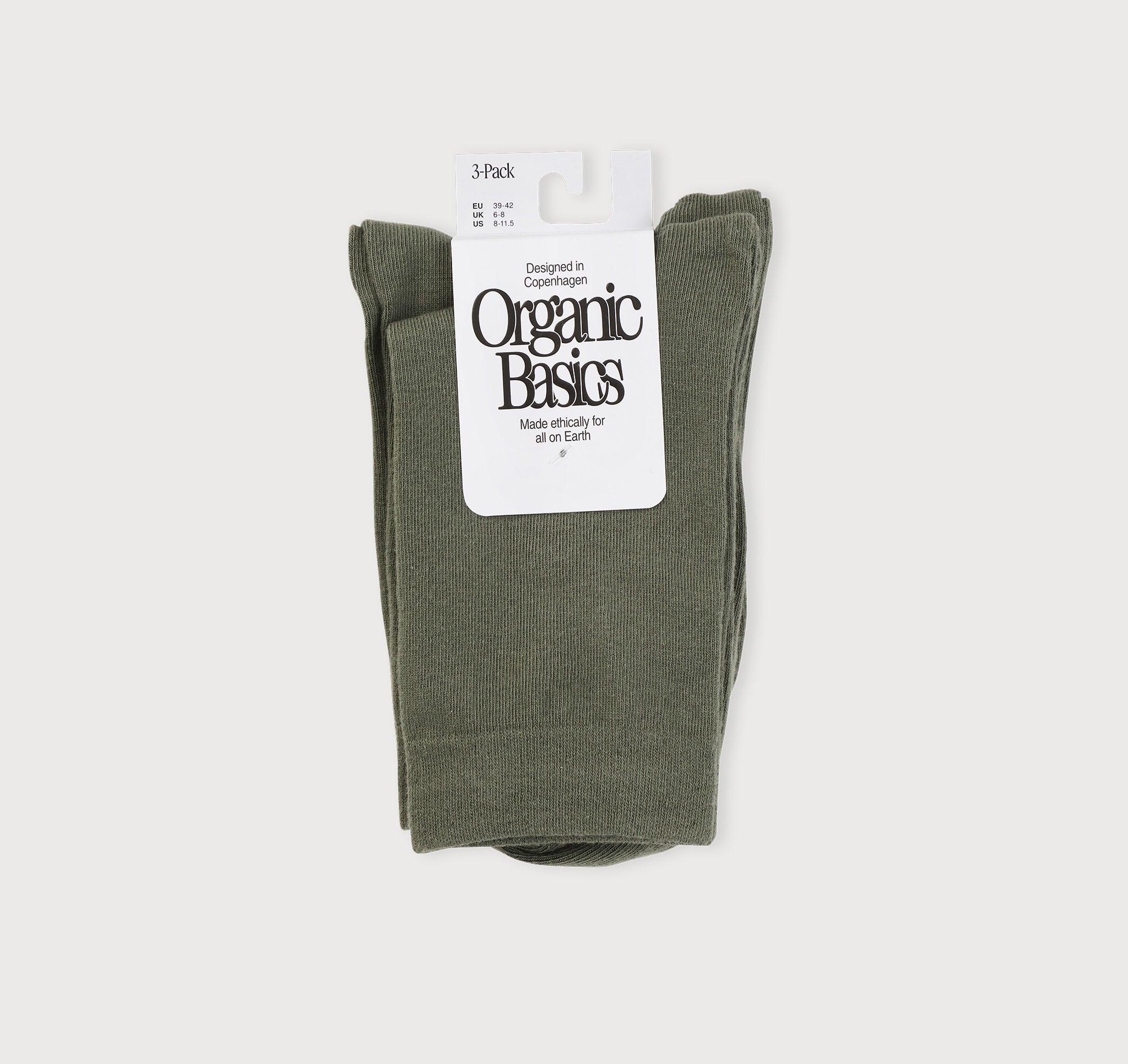 COTTON<br>Core Crew Socks 3-pack