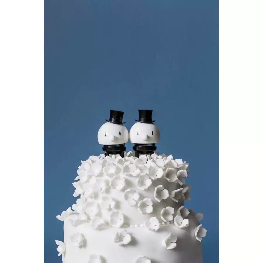 Hoptimist Dekofigur Wedding Groom 8,4 cm schwarz