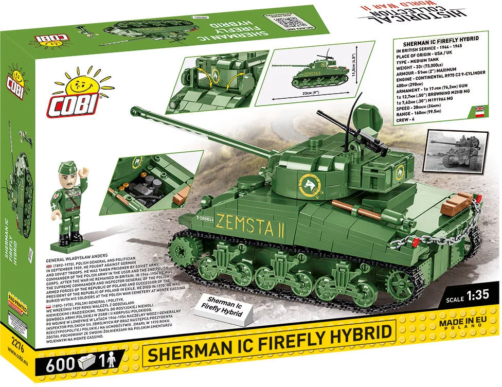 COBI - CHAR SHERMAN IC FIREFLY HYBRID 1:35