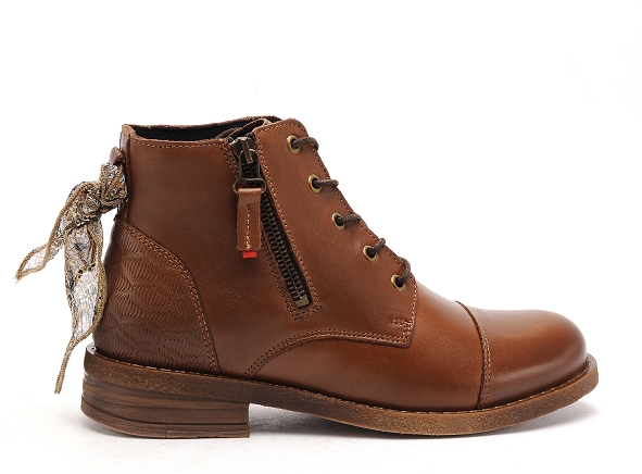 Goodstep boots bottine plates femme belem 2502 marron