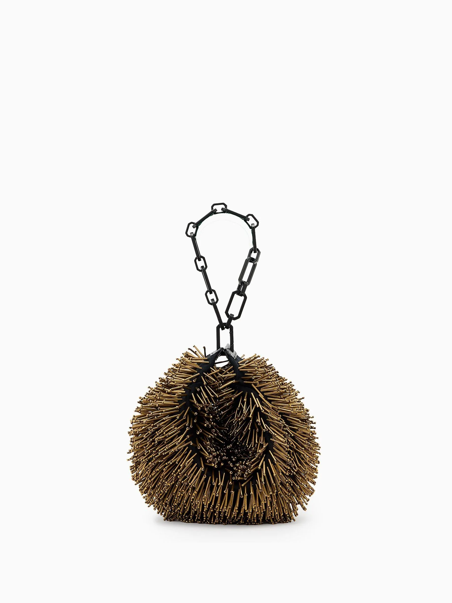 AllSaints Madea Chain Strap Beaded Bag