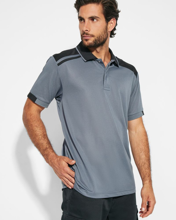 Roly PO8410 - SAMURAI Polo à manches courtes avec des couleurs combinées