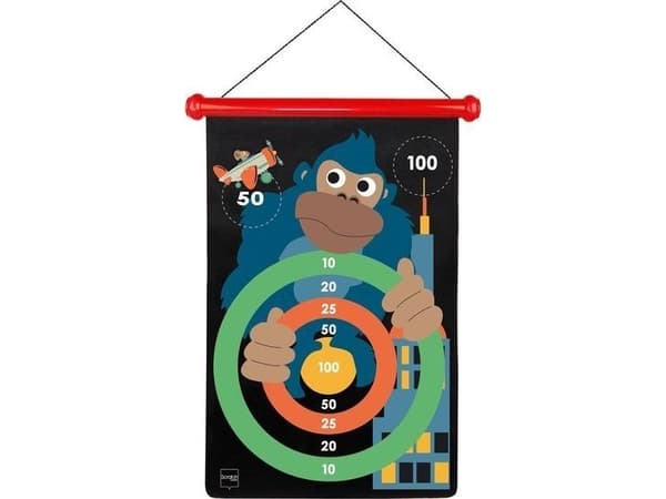 Scratch Scratch, Magnetic dart Monkey in the city, størrelse L