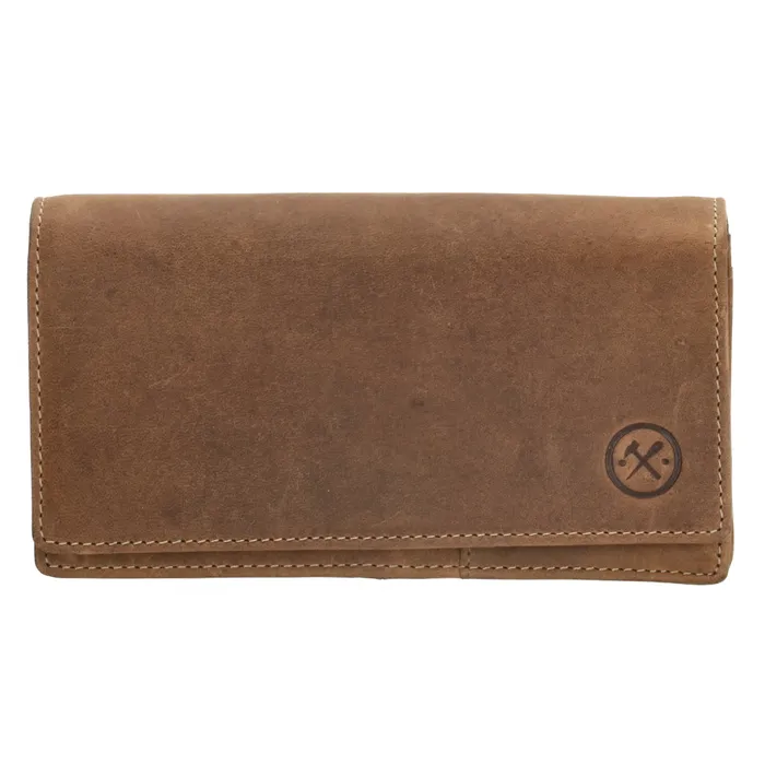 Hide & Stitches Idaho Portemonnee Bruin