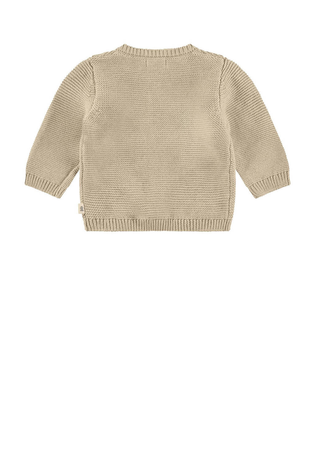 A Tiny Story baby gebreid vest beige