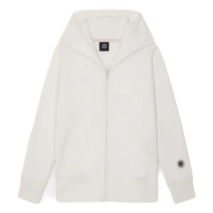 Sweet Pants Sweat Capuche Zippé Iconic | Blanc cassé