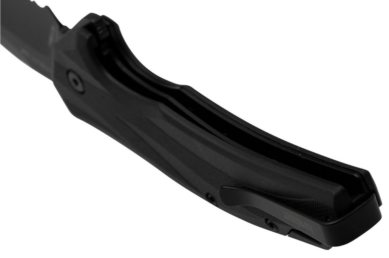 Kershaw Lateral Black Serrated 1645 Assisted Black FRN zakmes