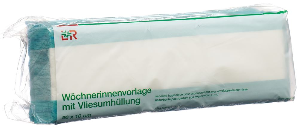 BASTOS Wöchnerinnenvorlage 30x10cm Vlies Btl 10 Stk