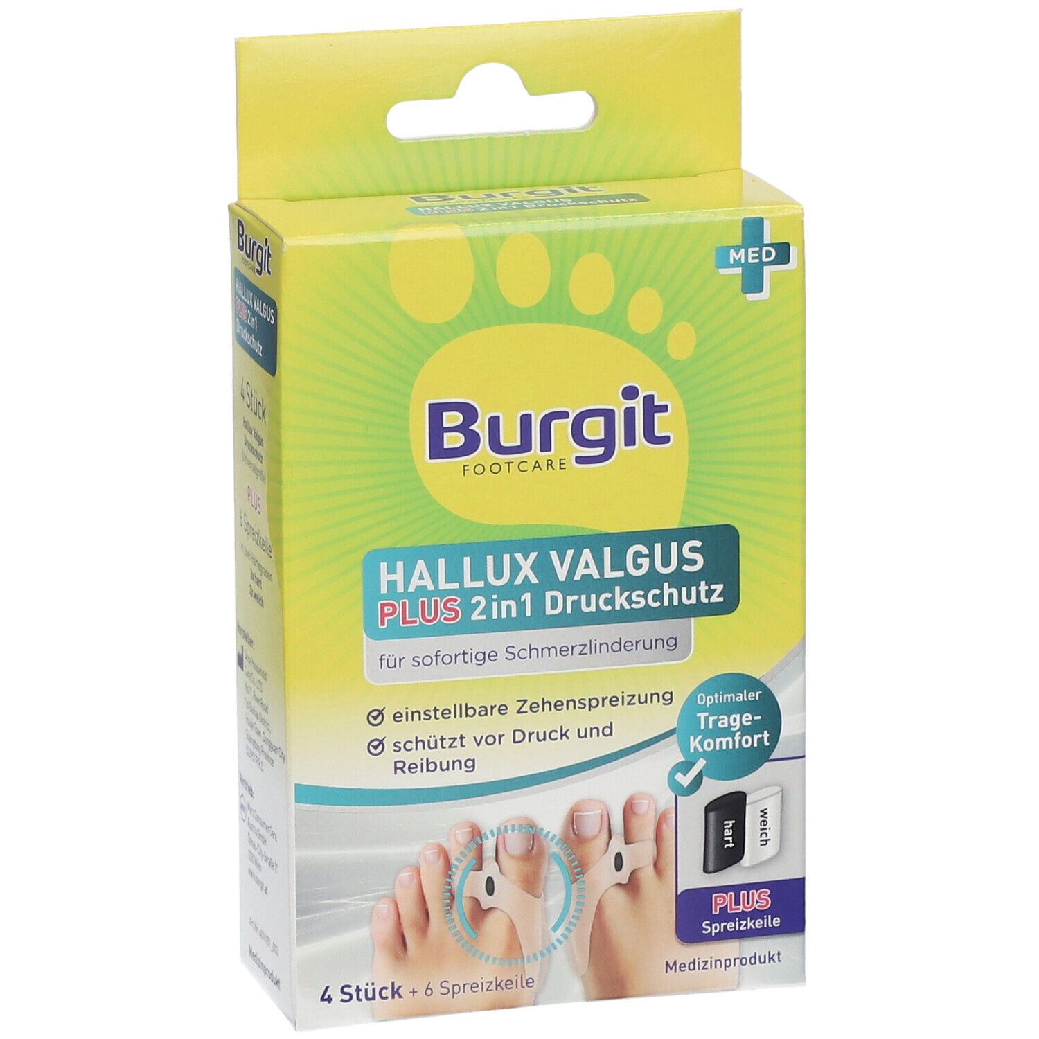 Burgit HALLUX VALGUS PLUS 2 in1 Druckschutz