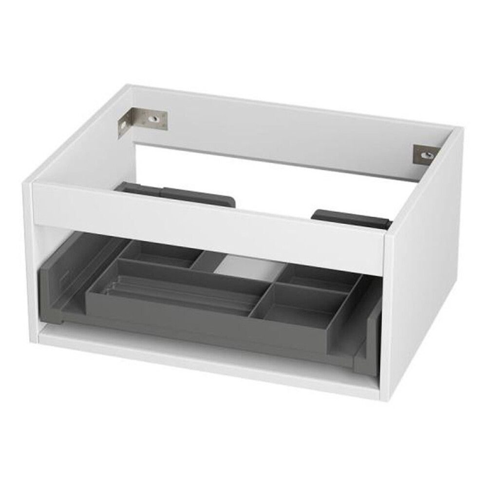 BADEROMSMØBEL CAMARGUE IQ+ SVART/HVIT MATT 60CM
