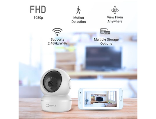 EZVIZ - Caméra de surveillance EZVIZ C6N - Caméra sans fil motorisée 1080p