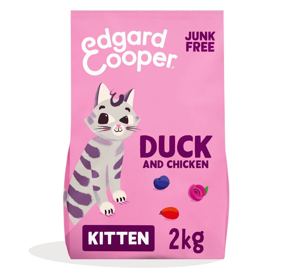 Edgard & Cooper Brokjes - Kattenvoer - 2000 Gram - kip, eend