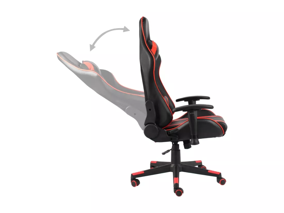 Chaise de jeu pivotante Rouge PVC