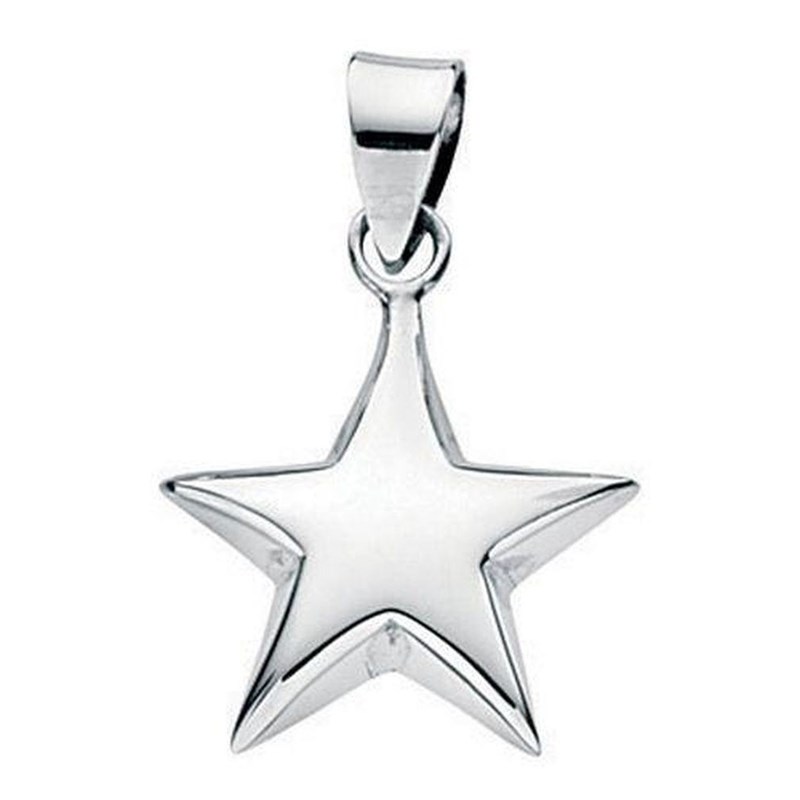 Collier étoile et sa Chaine de 51 cm en argent 925/1000