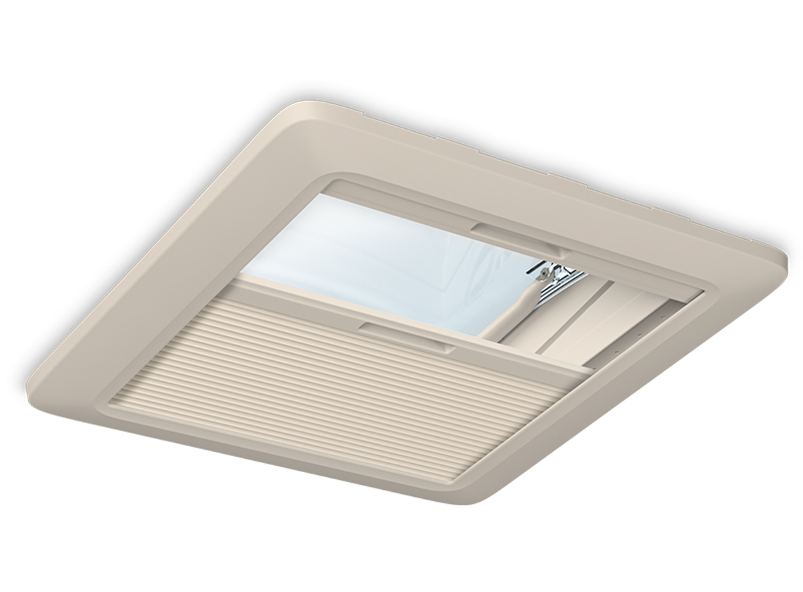 Dometic Mini Heki Style 43-60 mm dakluik - met permanente ventilatie
